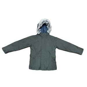 Northface Ski Jacket, Dry Vent 550 Youth Girls Size Large (14/16) Faux Fur Hood